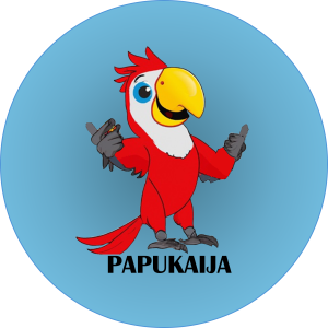 Papukaijamerkit, sininen (24kpl)